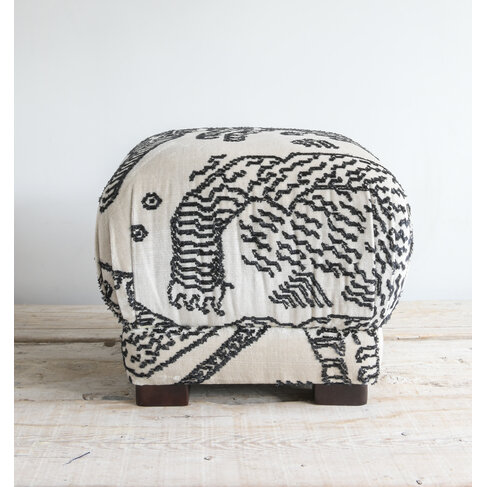 Mushroom Ottoman in Tiger Mountain