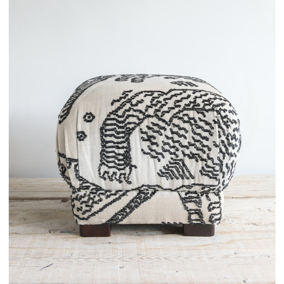 Dedar Tiger Mountain Silk Velvet Pillow w/ insert, 12x21 or 20x20