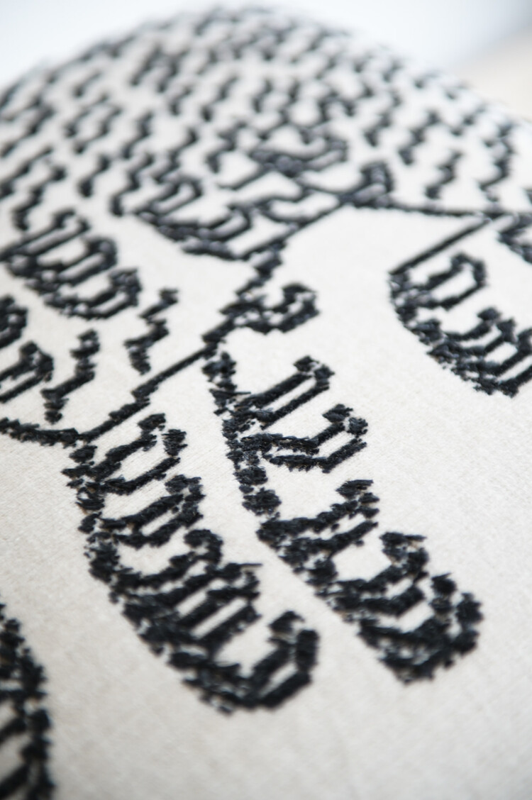 Mushroom Ottoman in Tiger Mountain