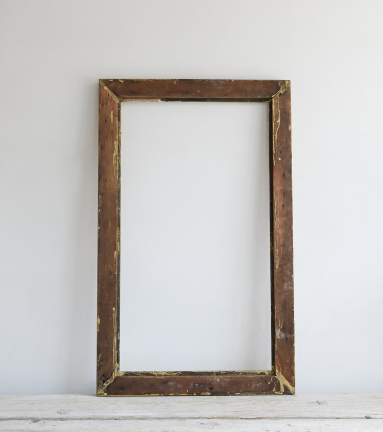 Antique 19th C Italian Gilt Frame, Large – Vintage Decorative Frame