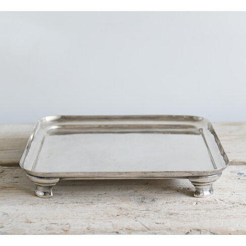 Vintage Silver Square Tray