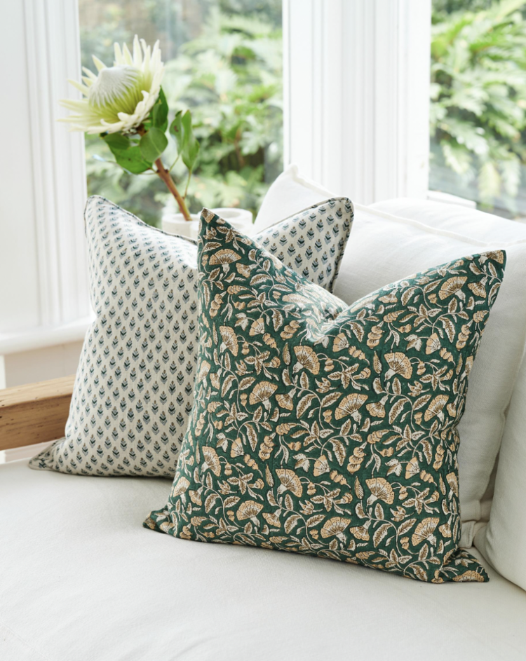 Antibes Byzantine Linen Cushion