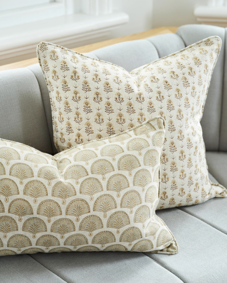 Gild & Co. Kutch Shell Linen Cushion