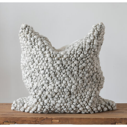 Angora Kaz Cushion - Grey