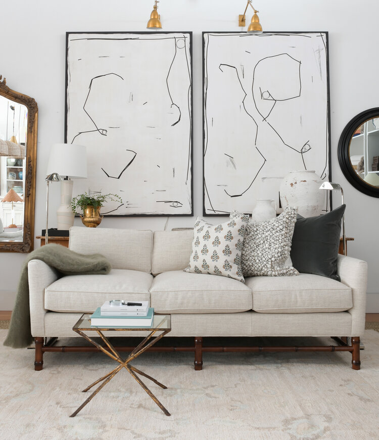 Gild & Co. Angora Feather Grey Wool Cushion