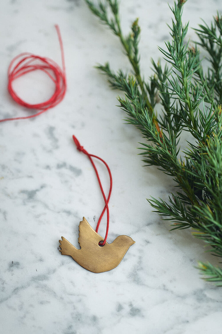 Brass Bird Ornament
