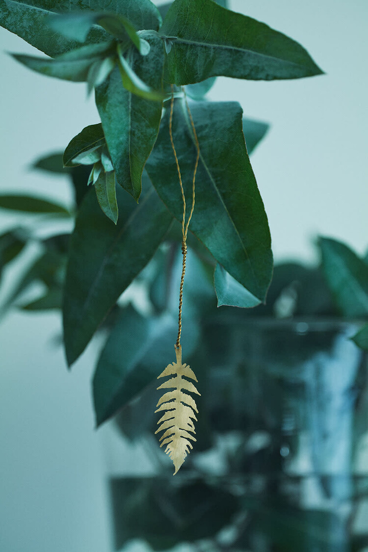 Brass Leaf Ornament
