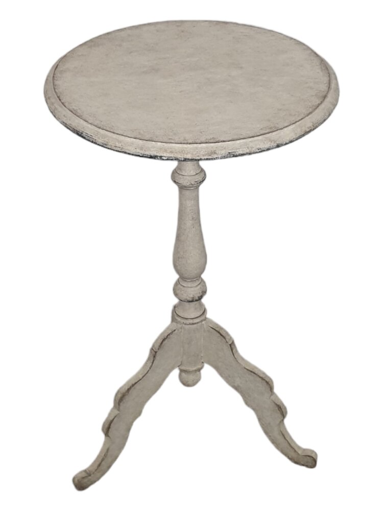 Antique Swedish Round Side Table