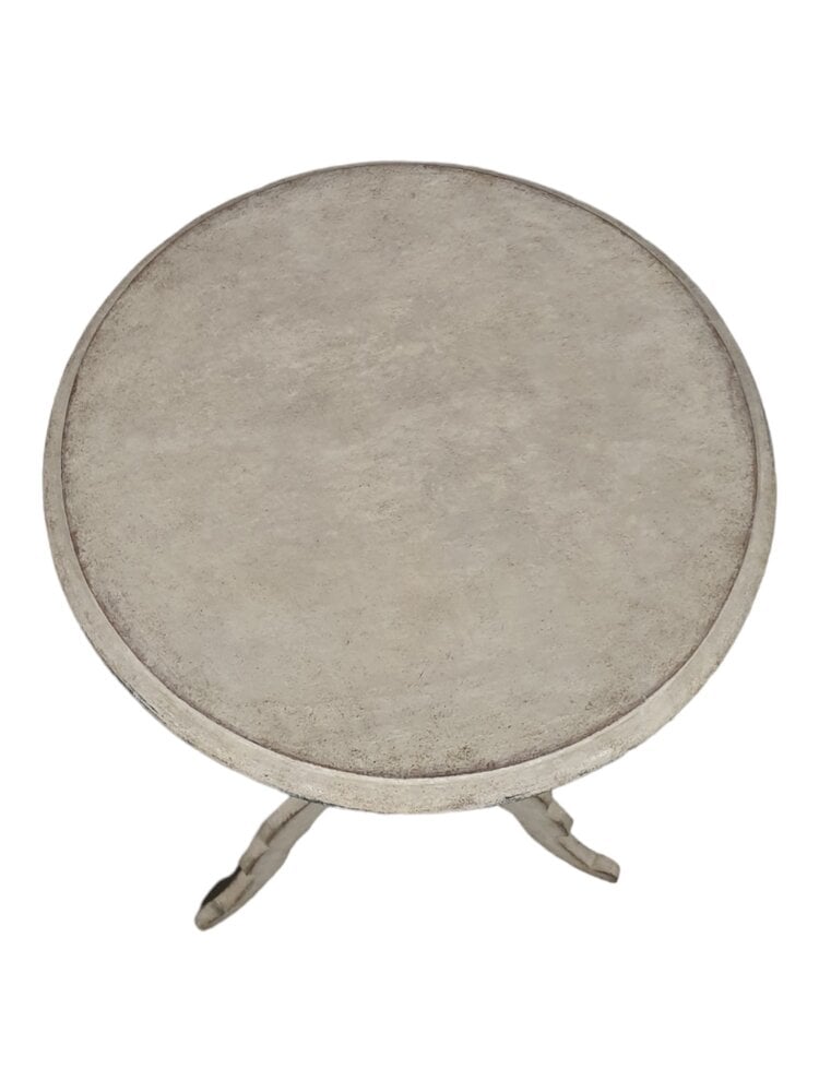 Antique Swedish Round Side Table