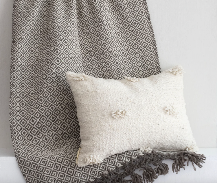 Gild & Co. Momo Fringe Cushion