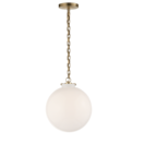 Visual Comfort TOB5226HAB/G4-CG Katie Ceiling Pendant, Hand-Rubbed Antique  Brass