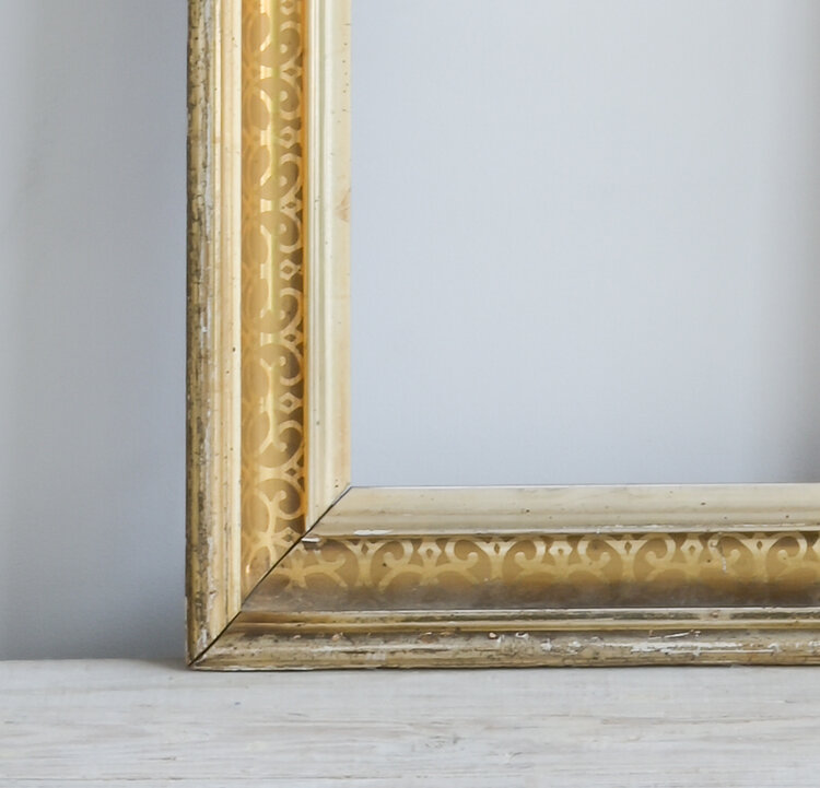 Antique 19th C Gilt Frame III Medium