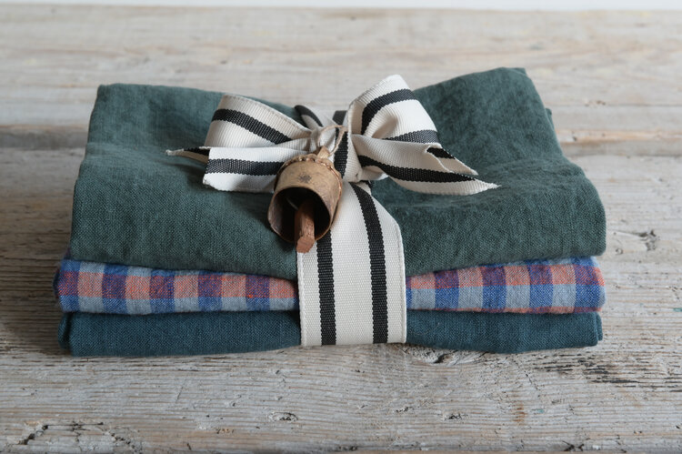 Linge Particulier French Linen Dishtowel Cedar