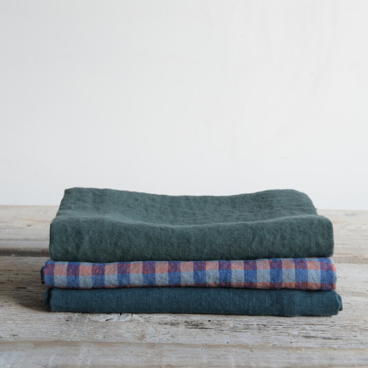 Linge Particulier French Linen Dishtowel Cedar