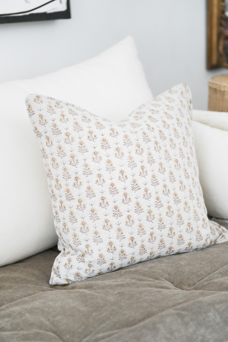 Gild & Co. Kutch Shell Linen Cushion