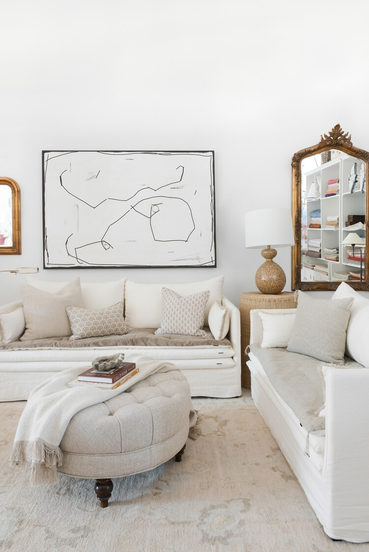 Kutch Shell Linen Cushion