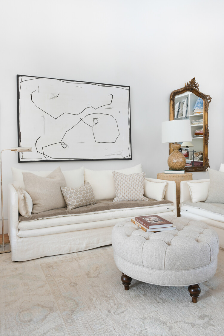 Kutch Shell Linen Cushion