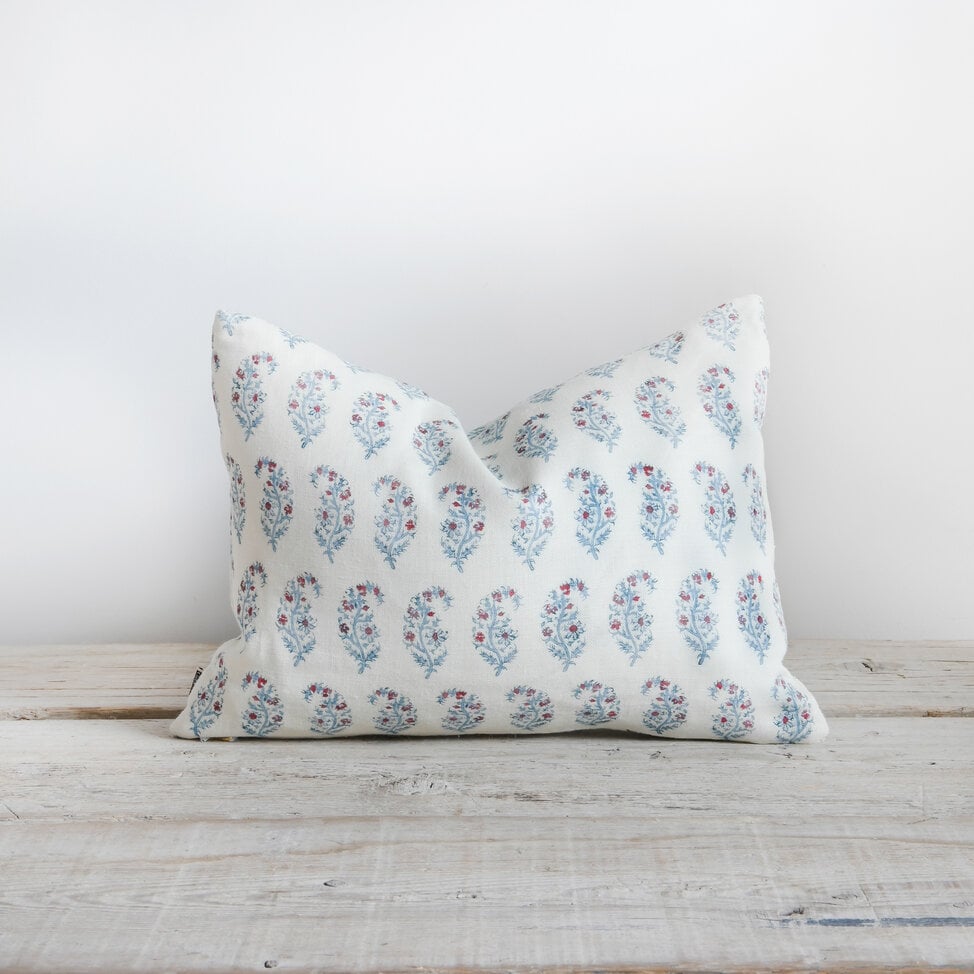 Jill Cotton Blend Throw Pillow