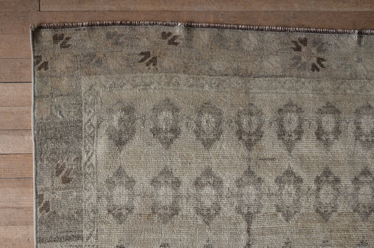 Vintage Turkish Kars Runner Rug