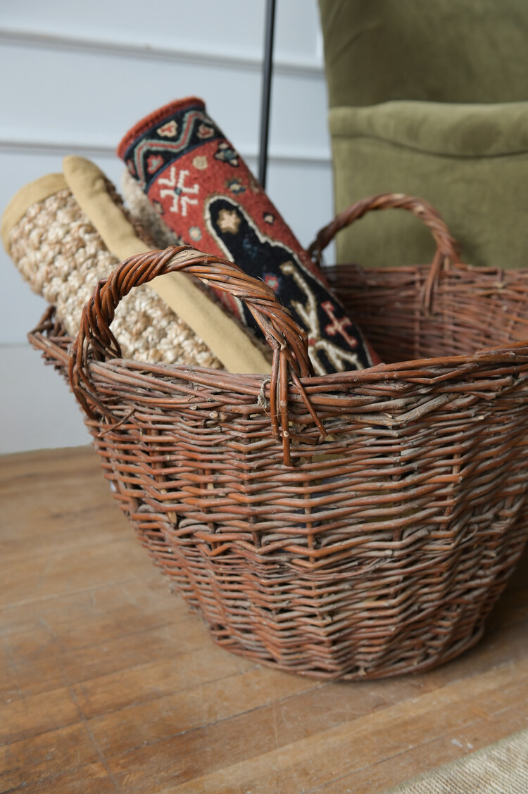 Large Antique Corn Basket