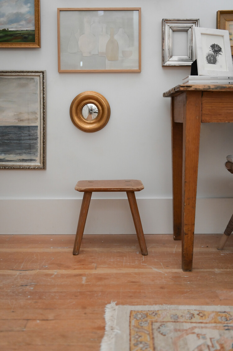 Gold Convex Mirror 8.5"