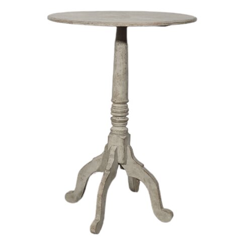 Antique Swedish Round Side Table