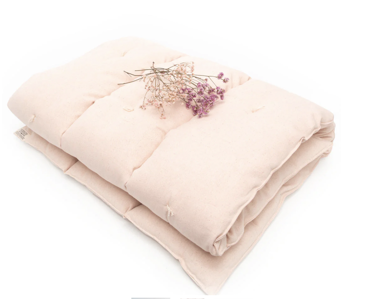 Tensira Tufted Overlay Mattress in Powder Pink