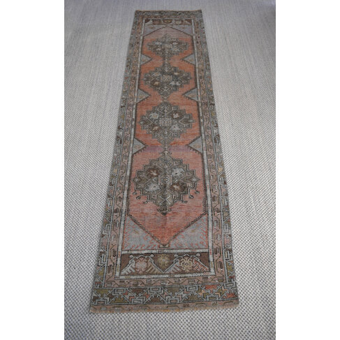 Vintage Vintage Wool Runner 2'5" x 9'8"