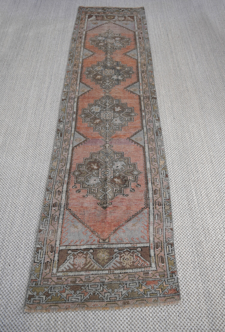 Vintage Vintage Wool Runner Rug