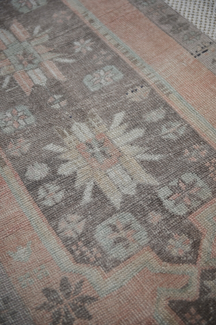 Vintage Wool Runner Rug 2'8" x 6'1"