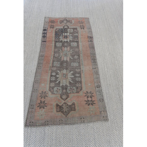 Vintage Wool Runner Rug 2'8" x 6'1"