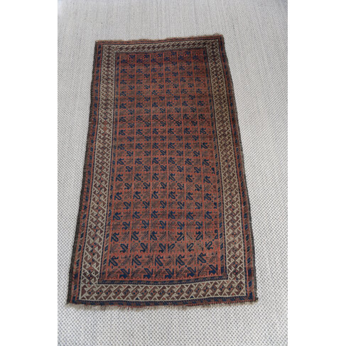 Antique Persian Beluch Rug 3'4×6'2 (warehouse item)