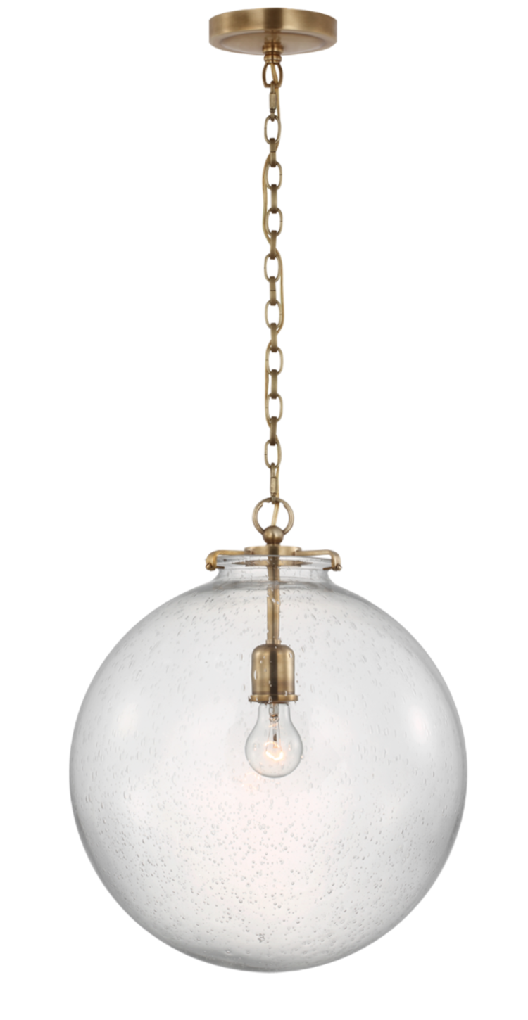 Katie Large Globe Pendant by Visual COmfort