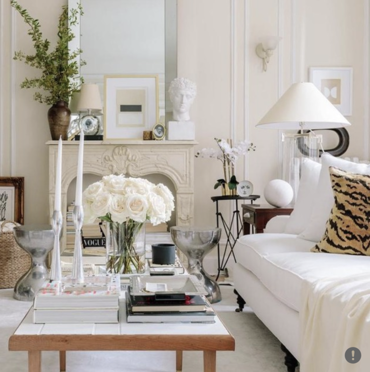 Terri Large Round Table Lamp in Crystal