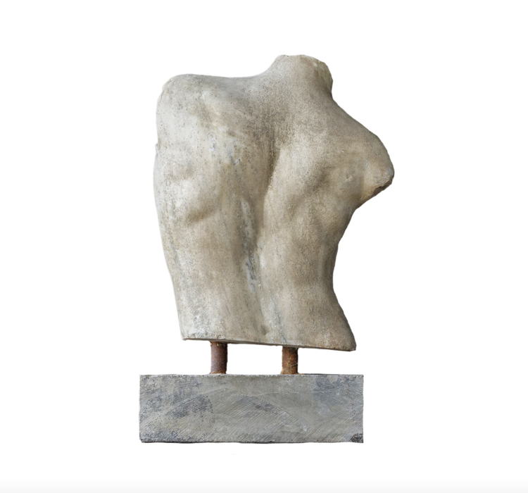 Carved Marble Torso – Timeless Marble Sculpture Decor