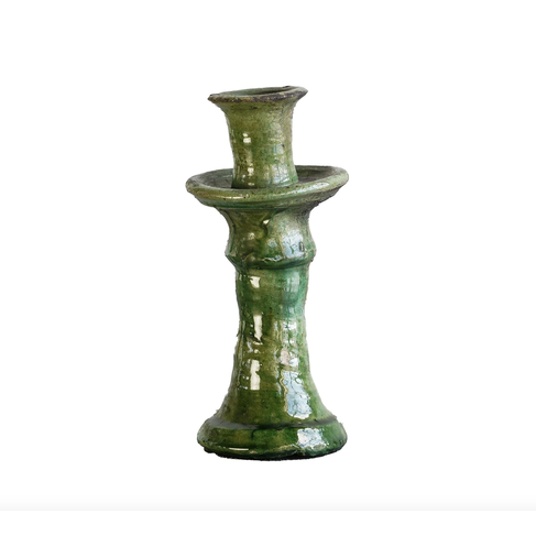 Gild & Co. Tamegroute Candle Holder Green Small