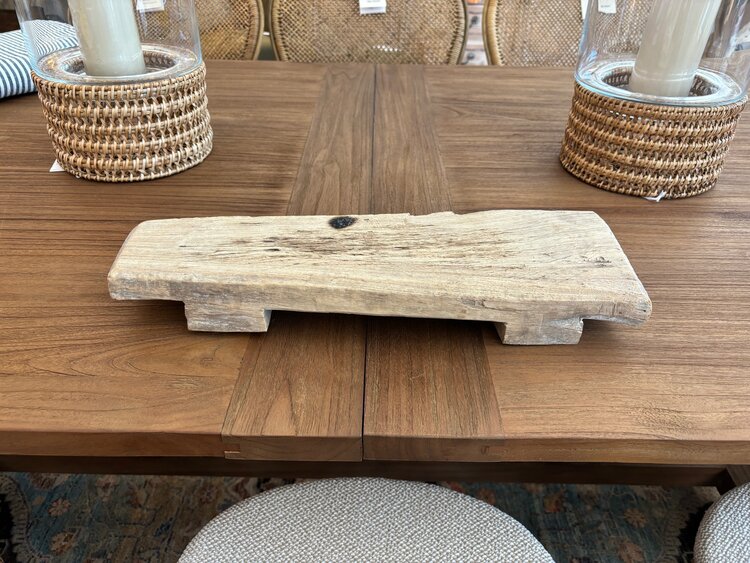 Primitive Bajot - Vintage Indian Low Teak Display Table