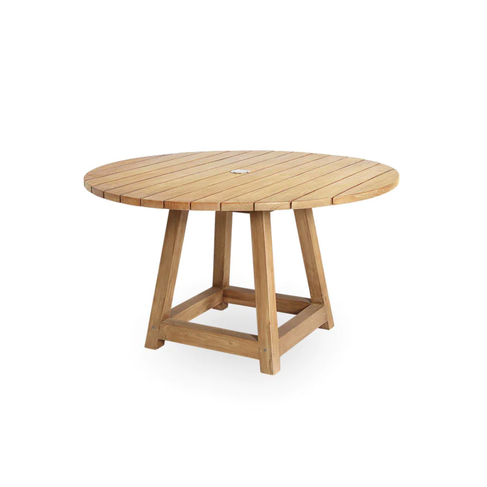 George Outdoor Teak Round Table