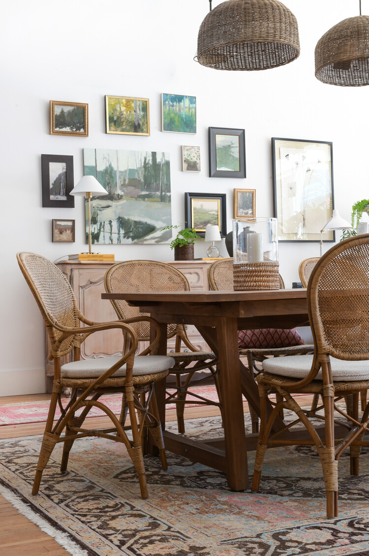 Round Rattan Pendant (showroom sample sale / warehouse item)