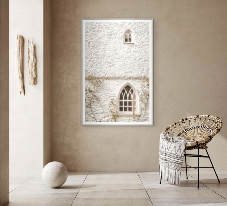 Masonry Arched Windows (framed print)