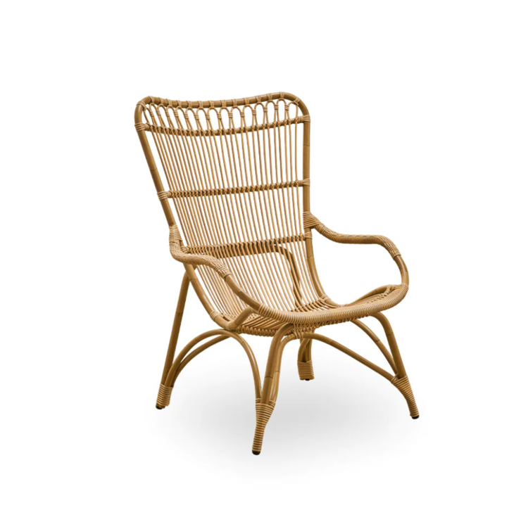 Sika Design Monet Exterior Lounge Chair & Footstool With Cushion