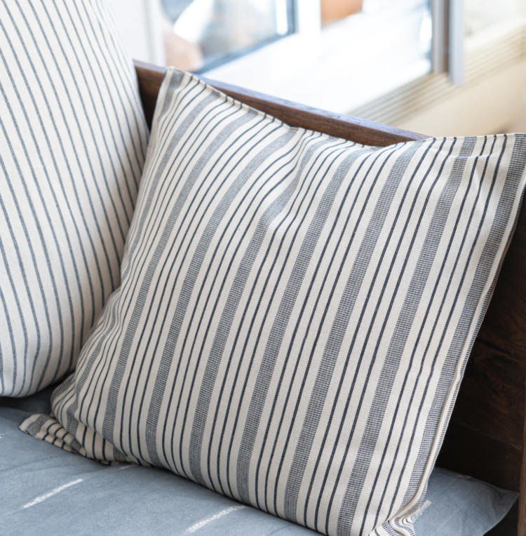 Ticking Stripe Cushion 20x20"