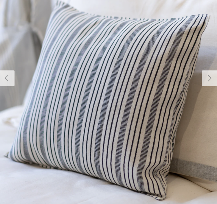 Ticking Stripe Cushion 20x20"
