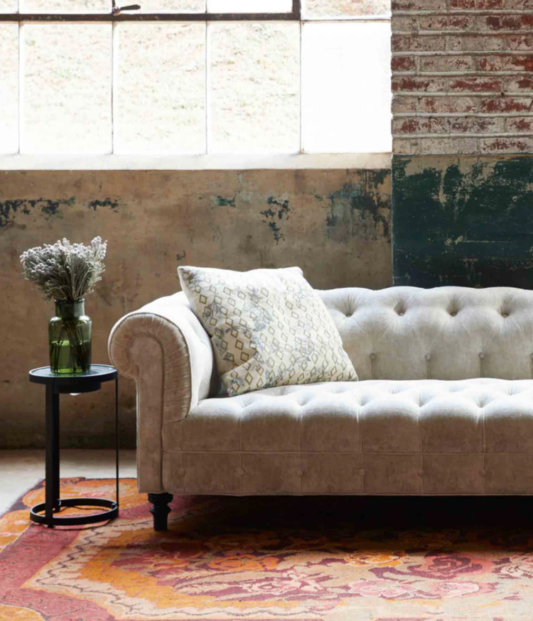 John Derian Brook Sofa by John Derian