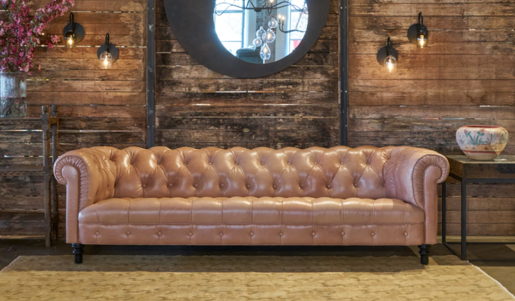 John Derian Brook Sofa by John Derian