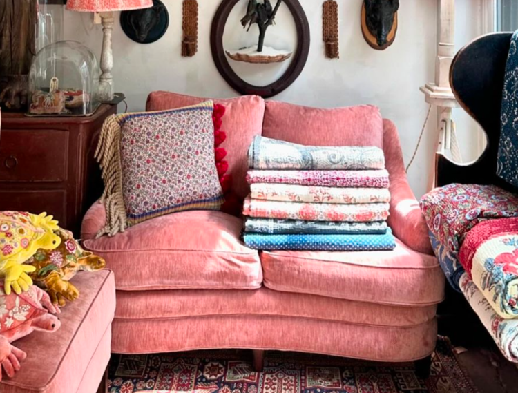 John Derian Hedge Loveseat