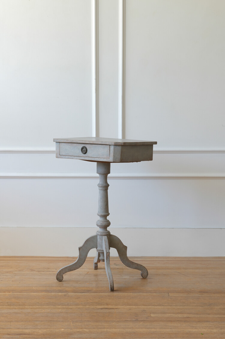 Antique Antique Swedish Rectangular Side Table