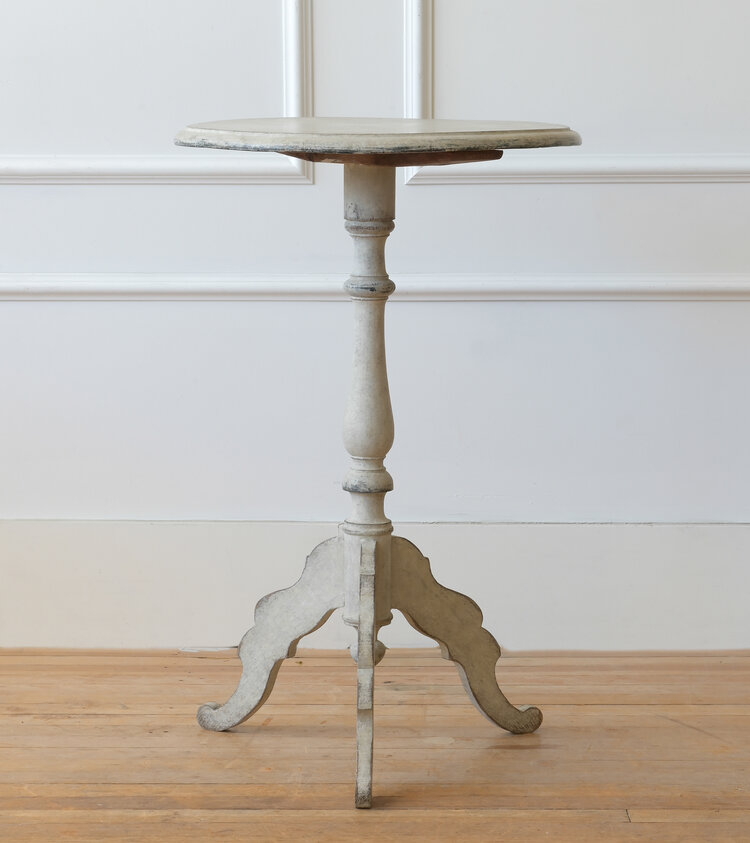 Antique Antique Swedish Round Side Table