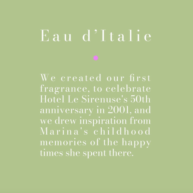 Eau d'Italie Scented Candle