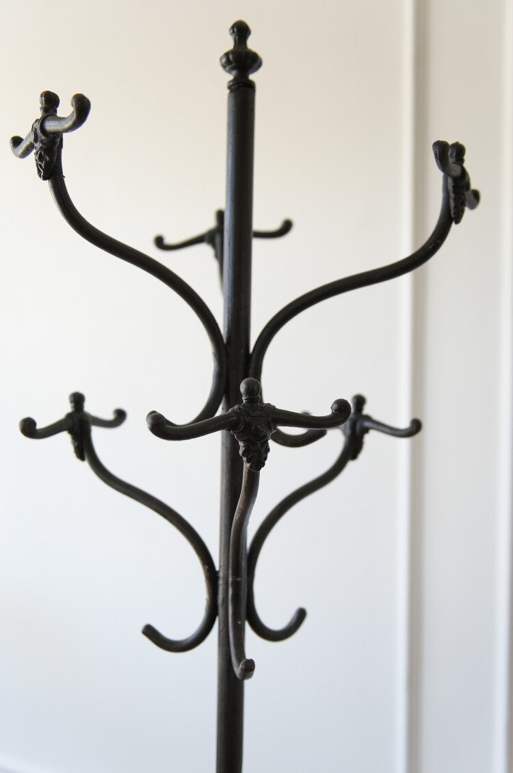Vintage Wrought Iron Halltree